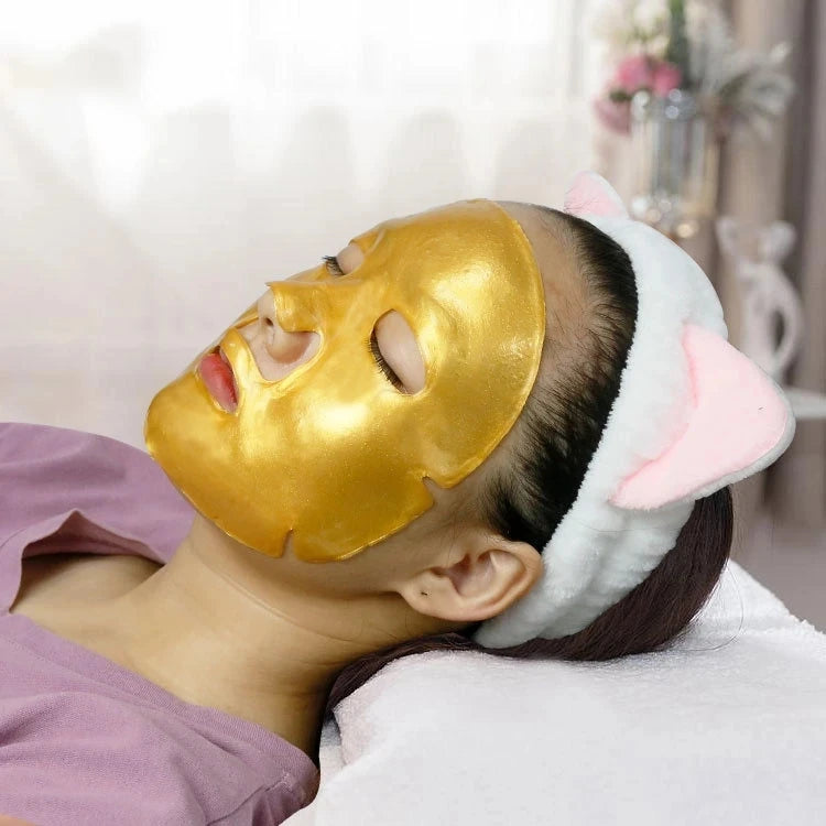 Gold Collagen Crystal Gesichtsmaske – Anti-Aging & Tiefenpflege | 10 Stück